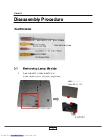 Предварительный просмотр 9 страницы Toshiba TDP- T80 Service Manual