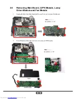 Предварительный просмотр 14 страницы Toshiba TDP- T80 Service Manual