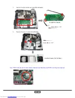 Предварительный просмотр 15 страницы Toshiba TDP- T80 Service Manual