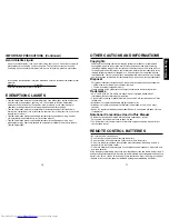 Предварительный просмотр 6 страницы Toshiba TDP-T98 Owner'S Manual