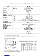 Toshiba TDP-T98U Specifications предпросмотр