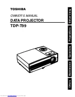 Preview for 1 page of Toshiba TDP-T99 Owner'S Manual