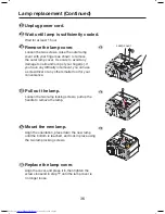 Preview for 36 page of Toshiba TDP TDP-S8 Owner'S Manual