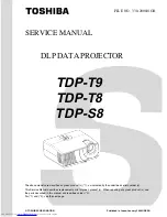 Preview for 1 page of Toshiba TDP TDP-S8 Service Manual