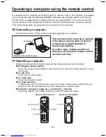 Preview for 21 page of Toshiba TDP TDP-T9 Owner'S Manual