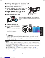 Preview for 25 page of Toshiba TDP TDP-T9 Owner'S Manual