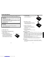 Предварительный просмотр 41 страницы Toshiba TDP-TW100 Owner'S Manual