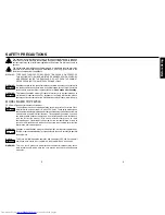 Предварительный просмотр 2 страницы Toshiba TDP-TW300 Owner'S Manual