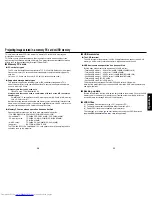 Предварительный просмотр 30 страницы Toshiba TDP-TW300 Owner'S Manual