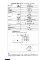 Предварительный просмотр 1 страницы Toshiba TDP-TW350U Specifications