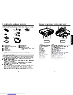 Preview for 8 page of Toshiba TDP-TW90 Owner'S Manual