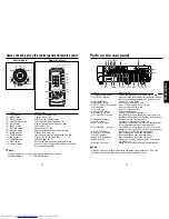 Preview for 9 page of Toshiba TDP-TW90 Owner'S Manual