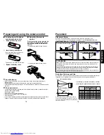 Preview for 10 page of Toshiba TDP-TW90 Owner'S Manual