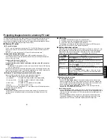 Preview for 22 page of Toshiba TDP-TW90 Owner'S Manual