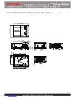 Preview for 14 page of Toshiba TDP-WX5400 Installation Manual