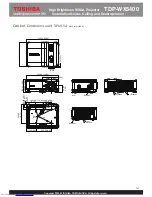 Preview for 15 page of Toshiba TDP-WX5400 Installation Manual