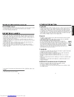 Preview for 6 page of Toshiba TDP-WX5400 Owner'S Manual