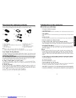 Preview for 9 page of Toshiba TDP-WX5400 Owner'S Manual