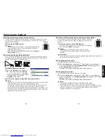 Preview for 22 page of Toshiba TDP-WX5400 Owner'S Manual