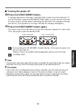 Предварительный просмотр 25 страницы Toshiba TDP-XP1 Owner'S Manual