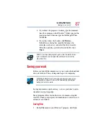 Preview for 87 page of Toshiba TE2100 Series User Manual