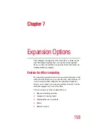 Preview for 159 page of Toshiba TE2100 Series User Manual