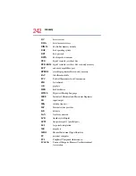 Preview for 242 page of Toshiba TE2100 Series User Manual