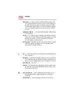 Preview for 250 page of Toshiba TE2100 Series User Manual