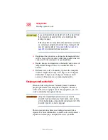 Preview for 38 page of Toshiba TE2300 Series User Manual