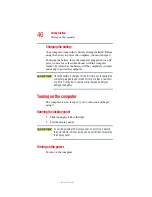 Preview for 46 page of Toshiba TE2300 Series User Manual