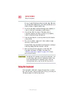 Preview for 80 page of Toshiba TE2300 Series User Manual