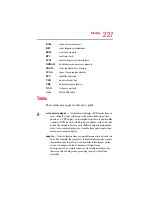 Preview for 227 page of Toshiba TE2300 Series User Manual