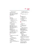 Preview for 247 page of Toshiba TE2300 Series User Manual