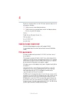 Preview for 4 page of Toshiba Tecra 510CDT User Manual