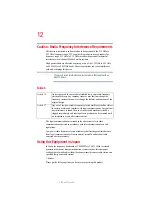 Preview for 12 page of Toshiba Tecra 510CDT User Manual