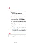 Preview for 22 page of Toshiba Tecra 510CDT User Manual