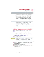 Preview for 67 page of Toshiba Tecra 510CDT User Manual