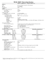 Preview for 2 page of Toshiba Tecra 550CDT Specification Sheet