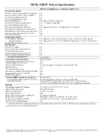 Предварительный просмотр 3 страницы Toshiba Tecra 550CDT Specification Sheet