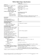 Предварительный просмотр 2 страницы Toshiba Tecra 710CDT Specification Sheet