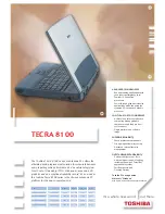 Toshiba Tecra 8100 Series Specification preview