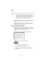 Предварительный просмотр 12 страницы Toshiba Tecra A1 User Manual