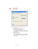 Предварительный просмотр 98 страницы Toshiba Tecra A1 User Manual