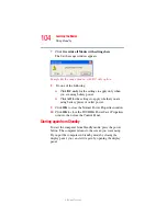 Предварительный просмотр 104 страницы Toshiba Tecra A1 User Manual