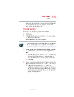 Предварительный просмотр 179 страницы Toshiba Tecra A1 User Manual