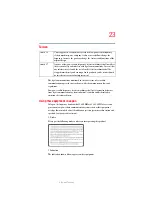 Preview for 23 page of Toshiba Tecra A2 User Manual