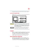 Preview for 25 page of Toshiba Tecra A2 User Manual