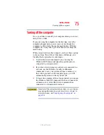 Preview for 75 page of Toshiba Tecra A2 User Manual