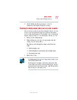 Preview for 77 page of Toshiba Tecra A2 User Manual