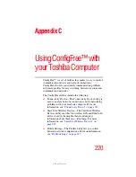 Preview for 220 page of Toshiba Tecra A2 User Manual